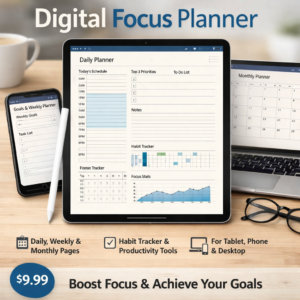 Digital Focus Planner